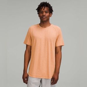 Lululemon Heathered Autumn Orange Drysense T Shirt